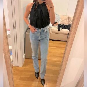 AGOLDE Lana Straight Jeans